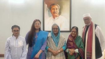 প্রধানমন্ত্রী শেখ হাসিনার সঙ্গে সাক্ষাৎ করেছেন সিদ্দিকীর