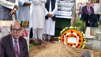 আজিমপুর কবরস্থানে চিরনিদ্রায় শায়িত খন্দকার মাহবুব