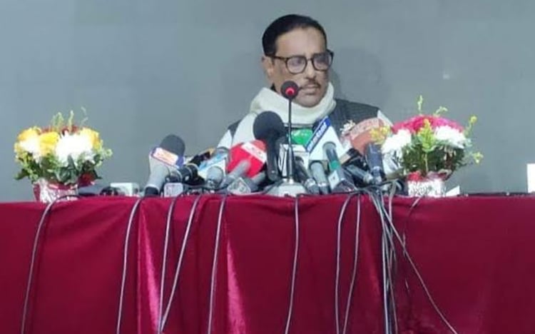 বিএনপির নিজ দলেই গণতন্ত্র নেই, তাদের মুখে গণতন্ত্রের কথা শোভা পায় না : ওবায়দুল কাদের