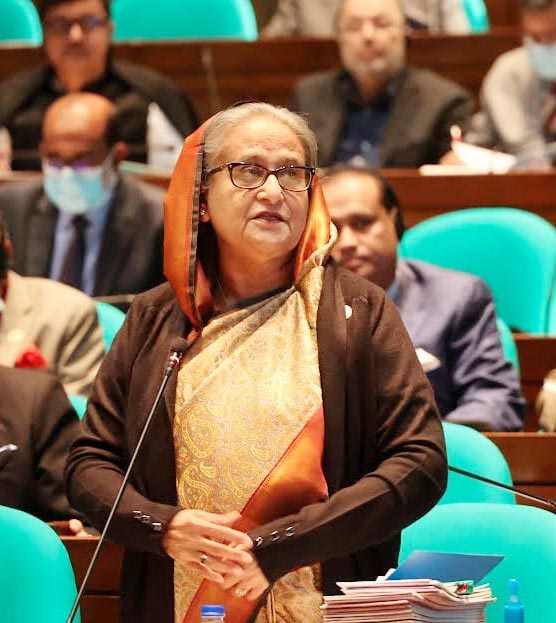 আওয়ামী লীগ সরকারকে উৎখাত করতে পারে বাংলাদেশে এমন কোন শক্তি তৈরী হয়নি : জাতীয় সংসদে প্রধানমন্ত্রী