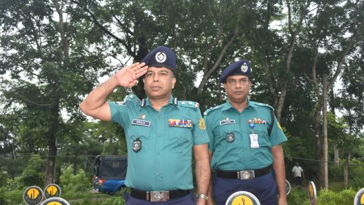 কামাল বাজার তদন্ত কেন্দ্র পরিদর্শন করলেন এসএমপি কমিশনার