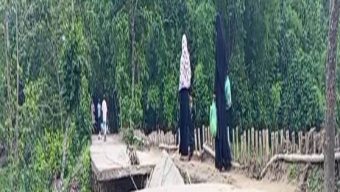 ছাতকে নদী ভাঙ্গনে বিলিন গোবিন্দগঞ্জ-বিনন্দপুর সড়ক