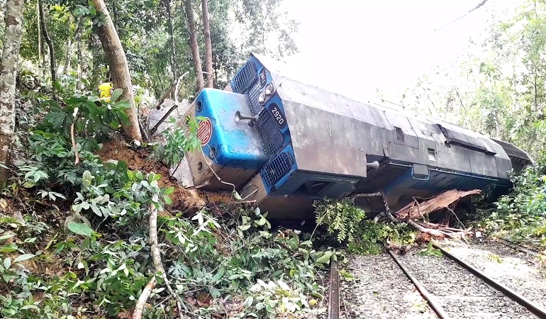 সিলেটগামী ট্রেন লাইনচ্যুত