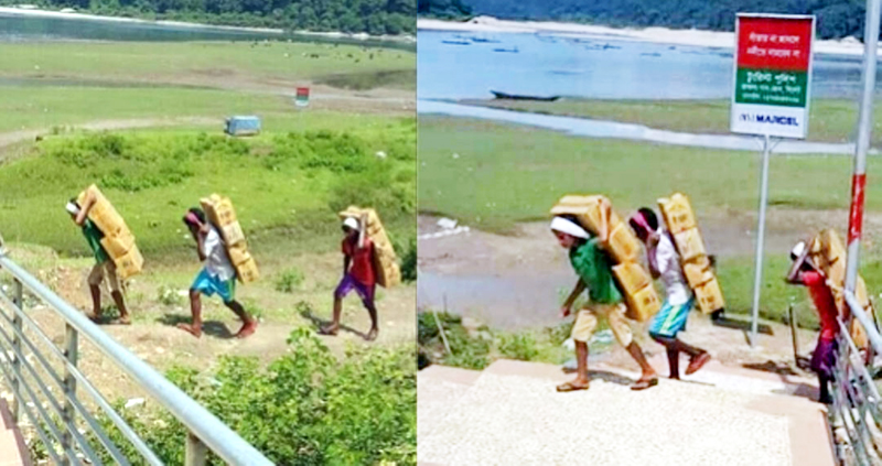 গোয়াইনঘাট সীমান্ত দিয়ে প্রকাশ্যে আসছে নিষিদ্ধ ভারতীয় পণ্য