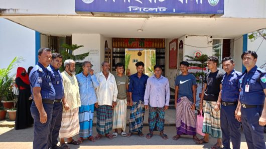 কানাইঘাটে ওয়ারেন্ট ভুক্ত আসামীসহ গ্রেফতার-৮