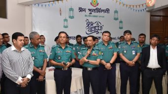 ডিএমপি কমিশনারের ঈদোত্তর শুভেচ্ছা বিনিময়