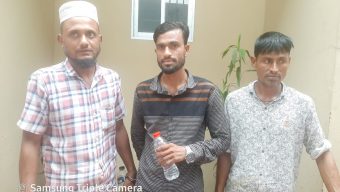 গোলাপগঞ্জে পুলিশের অভিযানে গরুসহ তিন চুর আটক