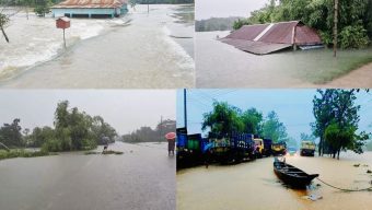 সিলেটে ৭ উপজেলায় ৫ লাখ ৩৩ হাজার মানুষ পানিবন্দি