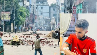 বৈষম্যবিরোধী ছাত্র আন্দোলনে পুলিশের গুলিতে আহত রাসেল আশংকামুক্ত