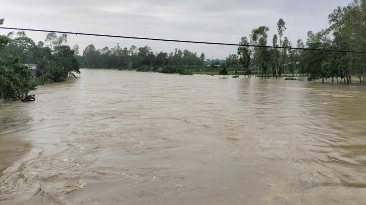 বিয়ানীবাজারে বিপৎসীমা ছাড়িয়েছে কুশিয়ারার পানি