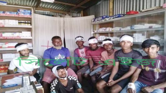 চাঁদা না দেয়াতে স্বপন গ্রুপের সন্ত্রাসী হা ম লা য় শ্রমিকরা আহত