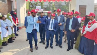 মানুষের জীবন রক্ষায় কাজ করে যাচ্ছে রেড ক্রিসেন্ট স্বেচ্ছাসেবীগন-মুশফিকুল ফজল আনসারী