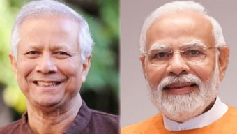 ভারতের প্রধানমন্ত্রী শুভেচ্ছা জানিয়েছেন অন্তর্র্বতী সরকারের প্রধান উপদেষ্টাকে