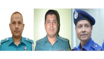 সিলেটে ঊর্ধ্বতন তিন পুলিশ কর্মকর্তাকে বদলি