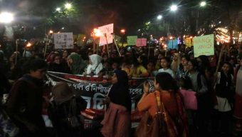 আছিয়াসহ দেশজুড়ে ধর্ষণে অভিযুক্তদের দ্রুত সময়ের মধ্যে সর্বোচ্চ শাস্তি কার্যকরের দাবিতে বিক্ষোভ