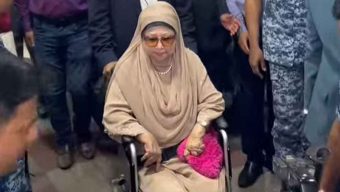 লন্ডনে চিকিৎসা নেওয়ার পর দেশে ফিরে দেশবাসীকে ধন্যবাদ ও কৃতজ্ঞতা জানিয়েছেন খালেদা জিয়া