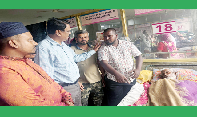 সিলেট ইয়াং স্টার এর প্রবাসী এক্সিকিউটিভদের সহায়তায় ওসমানী মেডিকেলে গুরুতর অসুস্থ রোগীকে অনুদান প্রদান