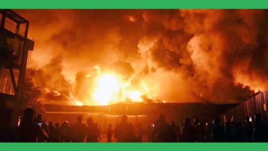 গোরেগাঁও ফিল্ম সিটিতে ভয়াবহ অগ্নিকাণ্ডের ঘটনা ঘটেছে