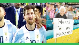 মেসি উইল ইউ ম্যারি মি-মেসিকে বিয়ে প্রস্তাব দেন ৯৮ বছর বয়সী পলিন