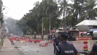 সংঘর্ষকালে নিহত চারজনের পরিচয় জানা গেছে