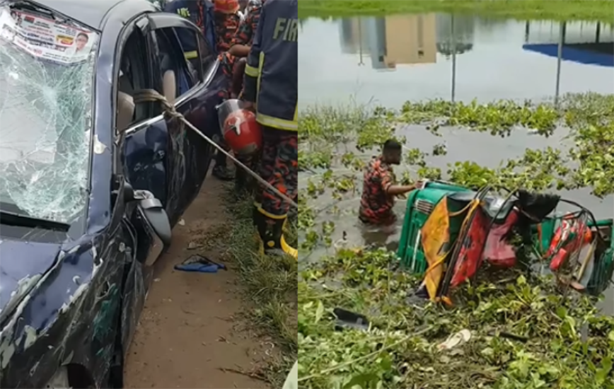 প্রাইভেটকার ও সিএনজিচালিত অটোরিকশার মুখোমুখি সংঘর্ষে এক তরুণ নিহত