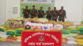 ভারতীয় মাদক, গরু এবং চোরাই পণ্য জব্দ করেছে বিজিবি
