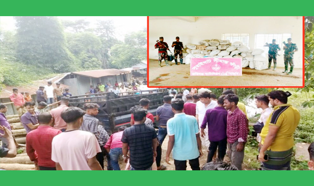 দরবস্ত এলাকায় চোরাচালান বিরোধী অভিযানে বিজিবি সদস্য আহত