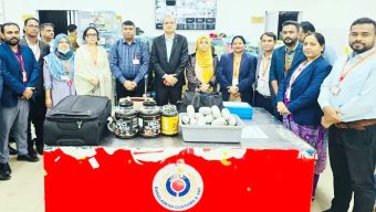শাহজালালে ১৩০ কোটি টাকার কোকেন জব্দ, আটক-১