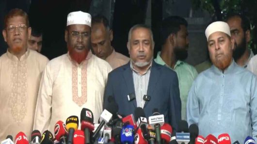 বৈঠক শেষে রাষ্ট্রীয় অতিথি ভবন যমুনার সামনে সাংবাদিকদের যা বলেন তাহের