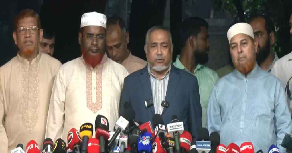 বৈঠক শেষে রাষ্ট্রীয় অতিথি ভবন যমুনার সামনে সাংবাদিকদের যা বলেন তাহের