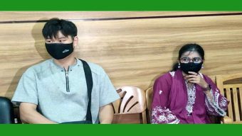 প্রেমের সূত্র ধরে সুদূর চীন থেকে কুষ্টিয়ায় এসেছেন শি জিং