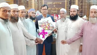 সিলেটের জেলা প্রশাসকের সাথে মউশিক শিক্ষক কল্যাণ পরিষদ সিলেট বিভাগ ও জেলা কমিটির স্বাক্ষাৎ