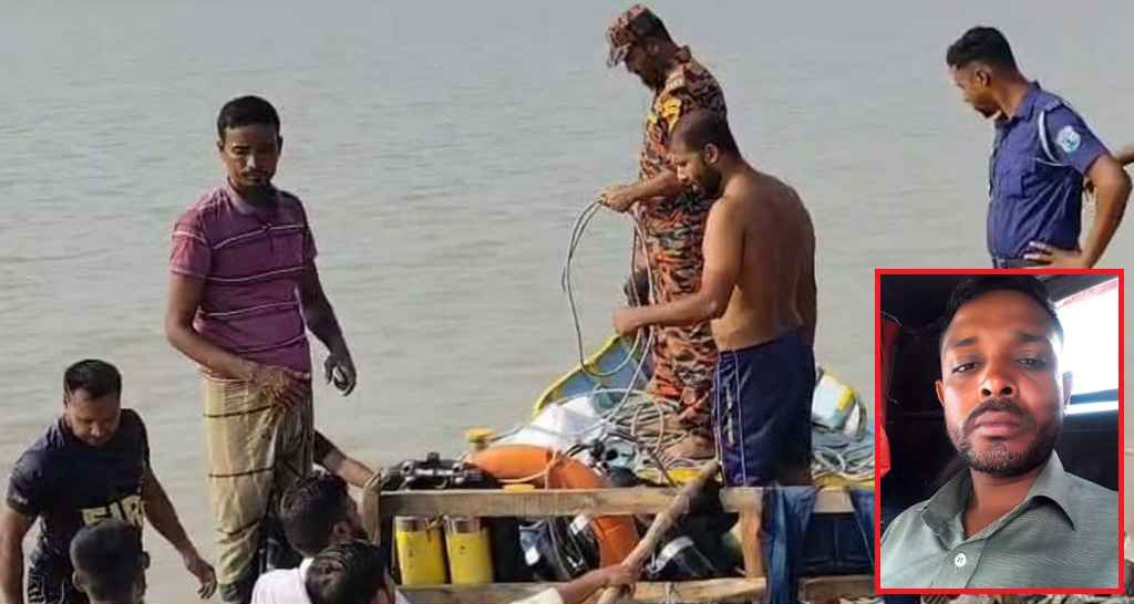 নৌ পুলিশের ধাওয়ায় নদীতে ঝাঁপ দিয়ে এক যুবক নিখোঁজ