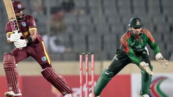 স্পিন স্বর্গে’ শুরু থেকেই চাপে পড়ে গেছে ওয়েস্ট ইন্ডিজ