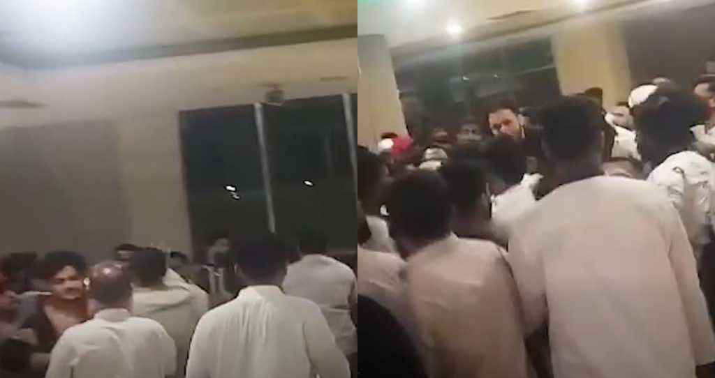 সমন্বয় সভা চলাকালে এনসিপি দুই গ্রুপের মধ্যে সংঘর্ষ