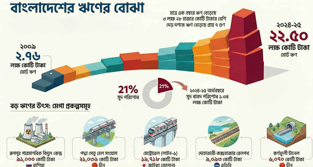 সরকার ব্যয় সংকোচনের পাশাপাশি ঋণ নেওয়ার পরিমাণ কমিয়ে আনবে