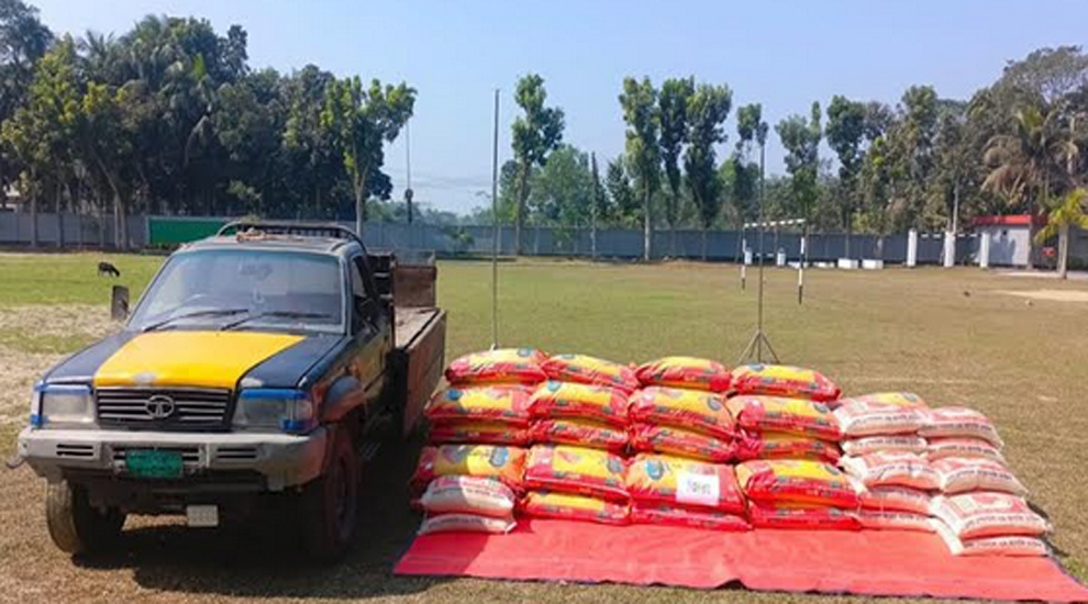 র‌্যাব-৯ ভারতীয় পণ্যের বিশাল চালান উদ্ধার