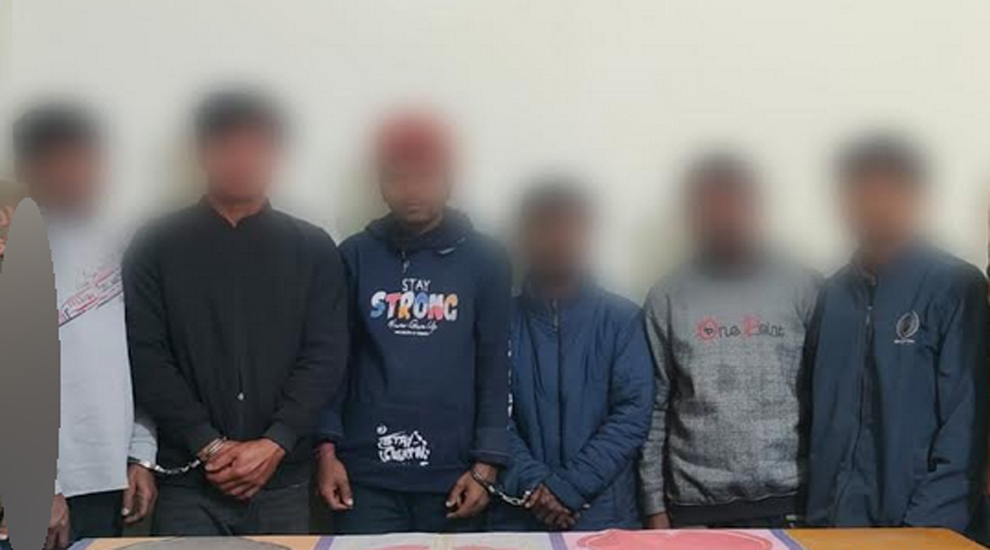 চা বাগানের বুরজান চা কারখানা এলাকা থেকে ৬জনকে গ্রেপ্তার