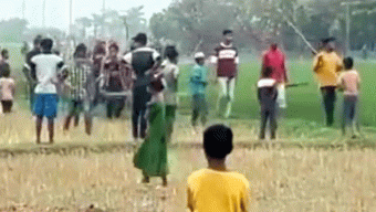 লাখাইয়ে এক শিশুর গায়ে বাইসাইকেলের ধাক্কা লাগাকে কেন্দ্র করে দু’পক্ষের মধ্যে সংঘর্ষ